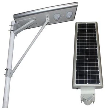 12V Alle in einer integrierten Solar-Straßenlampe für Garten Schule Bauernhof Solarleuchten