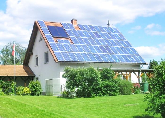 Solarstromerzeugungssystem für zu Hause