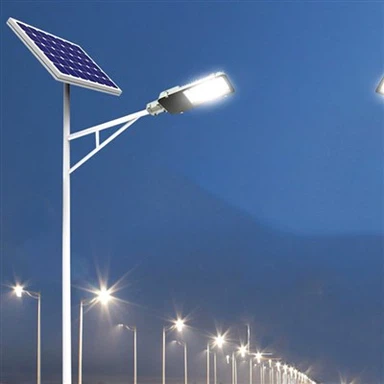 Automatische Straßenlaterne mit Solarpanel